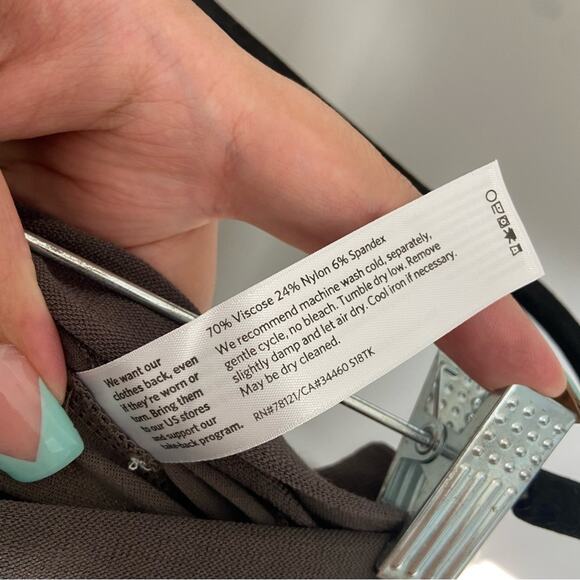 Eileen Fisher Washable Stretch Crepe Pant Slim Fit Ankle Length Size Medium - Picture 10 of 10